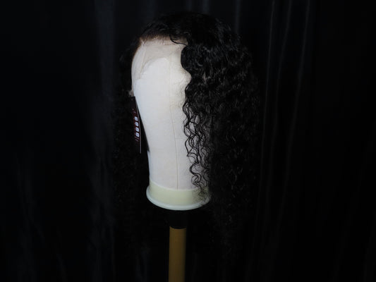 Jerry curly 13x6 HD lace frontal virgin human hair wig
