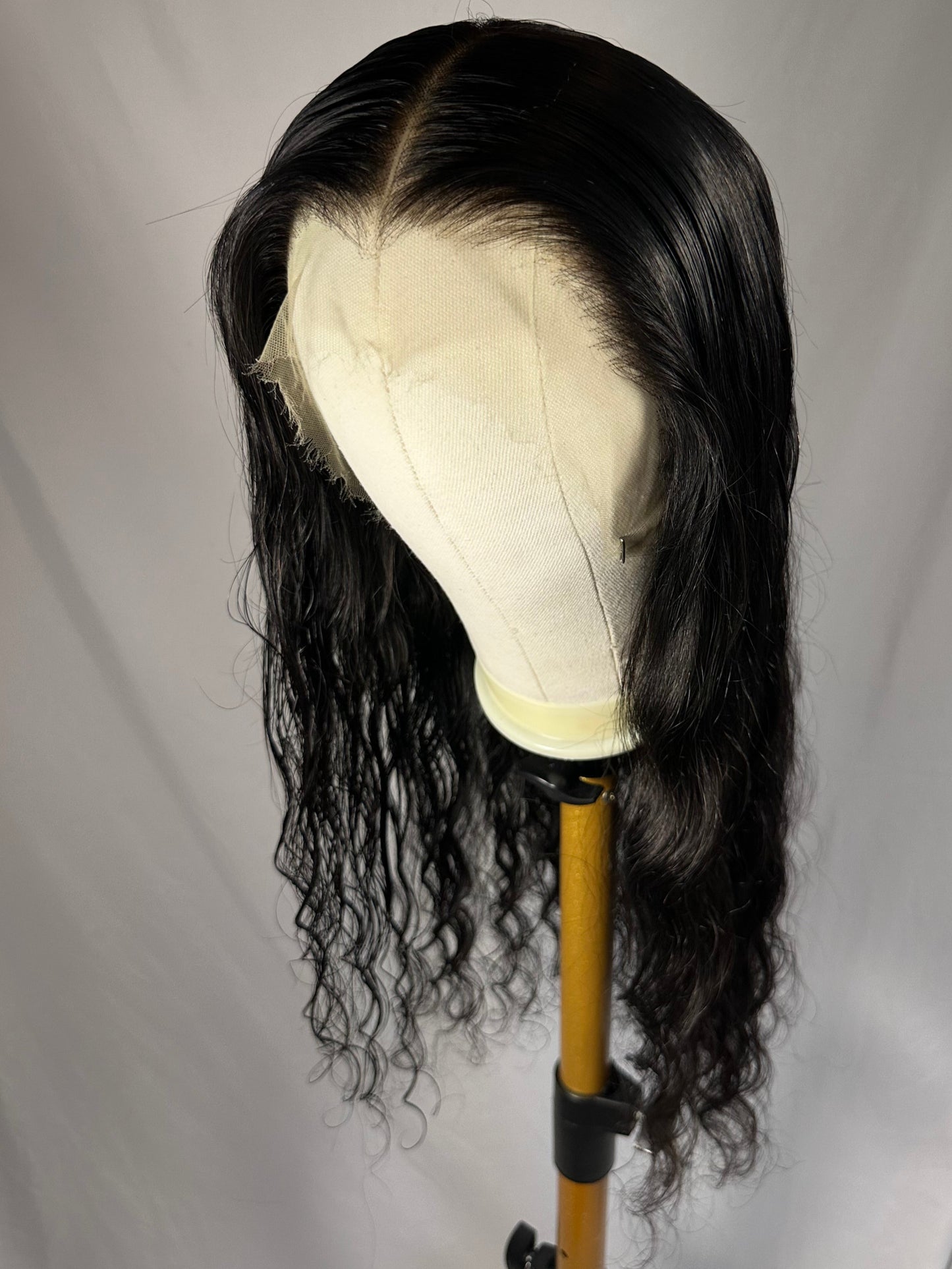 Deep body wave HD lace frontal virgin human hair wig