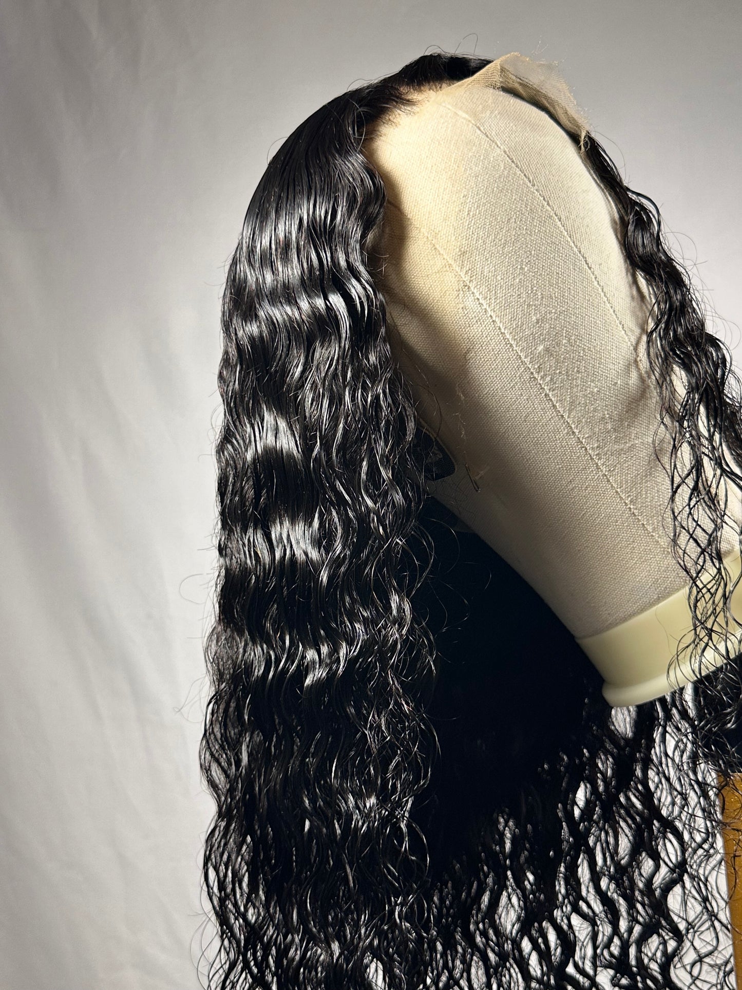 Pineapple wave HD lace frontal virgin human hair wig