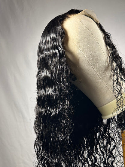 Pineapple wave HD lace frontal virgin human hair wig